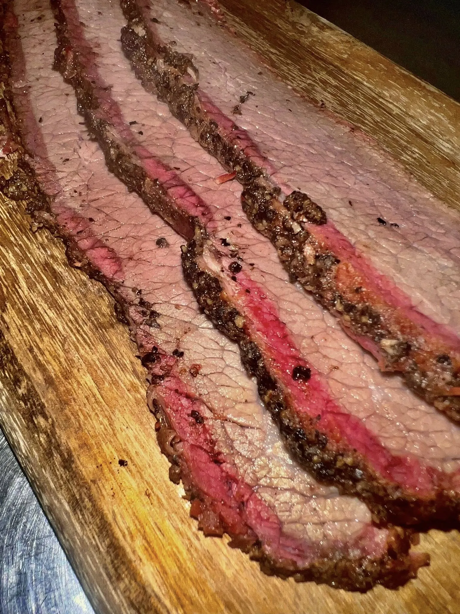 sliced brisket